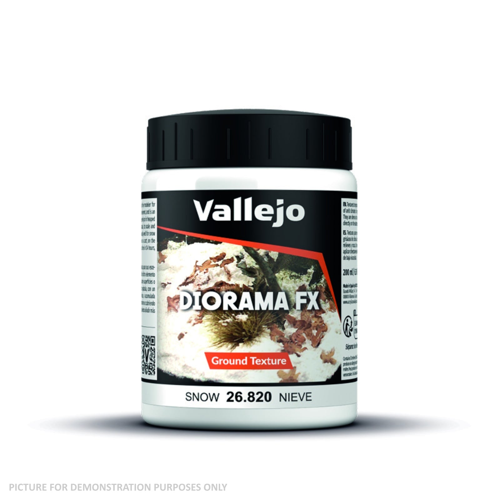 Vallejo Diorama Effects - 26.820 Ground Texture Acrylic Snow 200ml